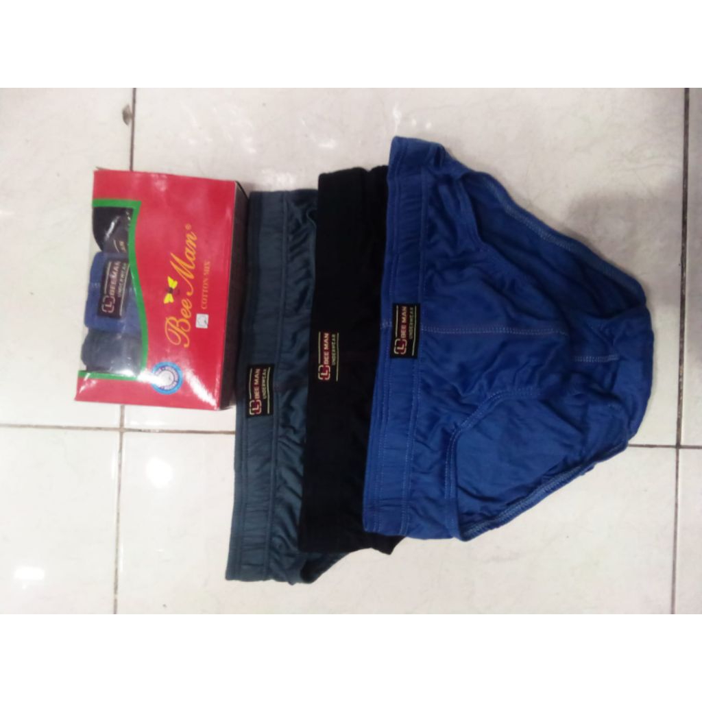 Celana dalam pria Bee man 005 isi 3pcs