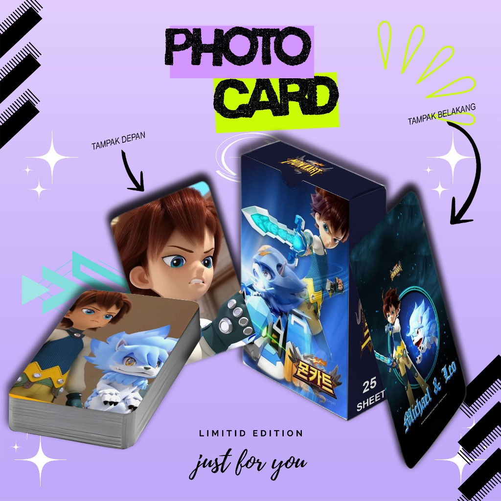 PHOTOCARD SET Michael White & Leo Monkart PREMIUM 25 SHEET FREE BOX