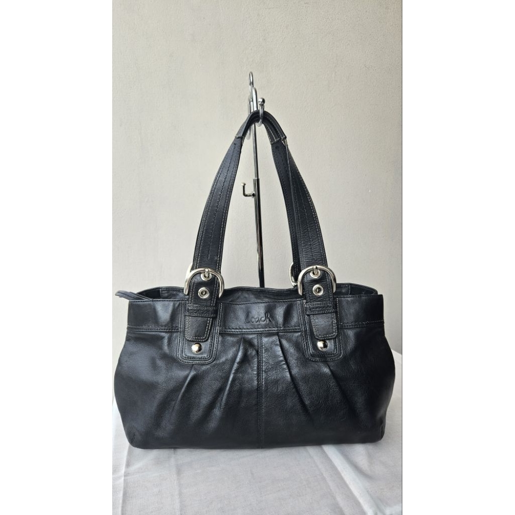 Coach Soho Pleated Vintage Tote PRELOVED