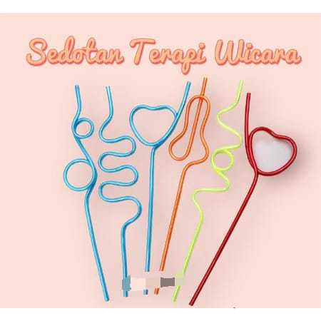 SEDOTAN TERAPI WICARA , SEDOTAN ULIR, ALAT TERAPI WICARA  ORAL MOTOR