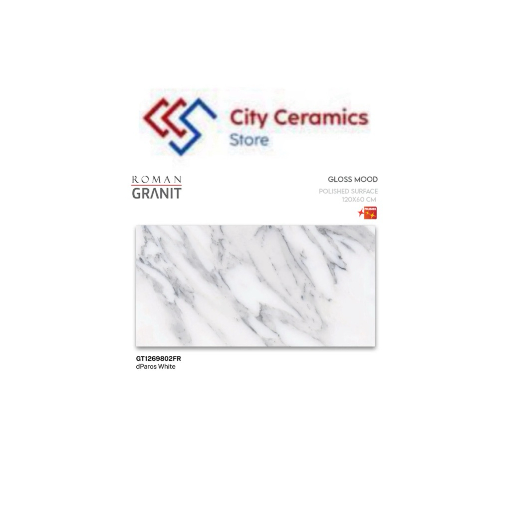 ROMAN GRANIT DPAROS WHITE 120x60