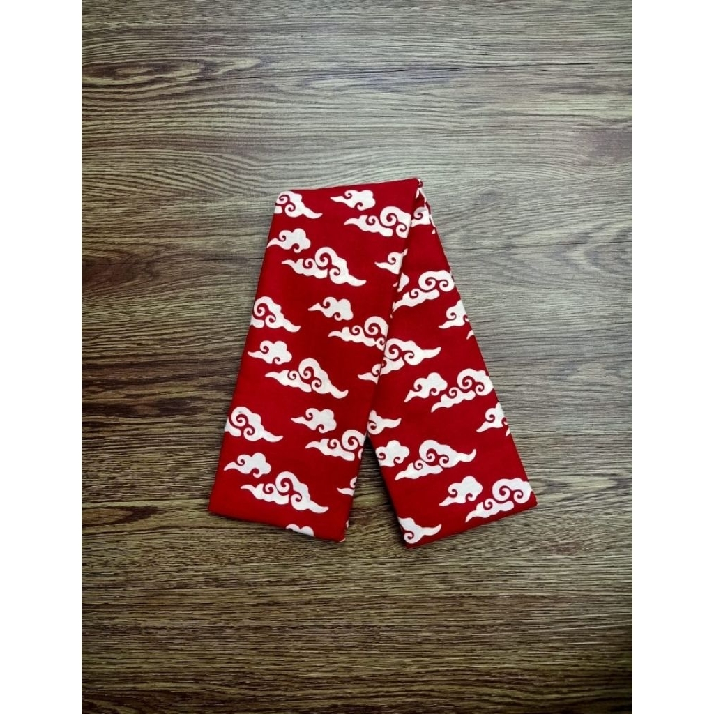 kain batik katun garutan merah batik cap asli batik cirebon