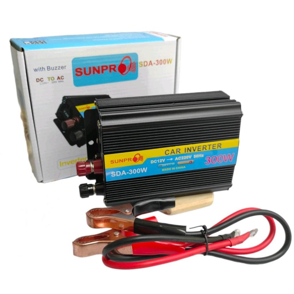 Sunpro SDA 300W Power Inverter 12v Inverter Mobil 300 Watt Sunpro - inverter