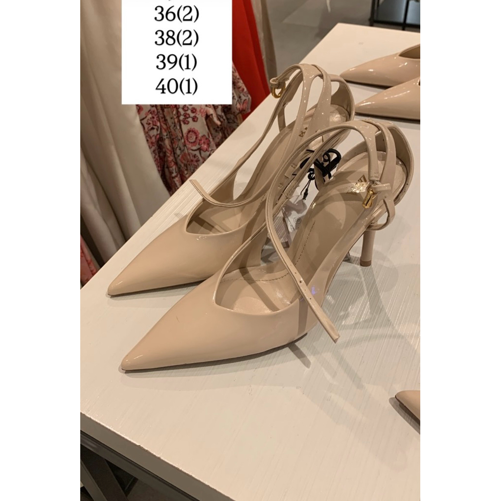 Sendal Zara ori, sendal tali, sendal sepatu heels
