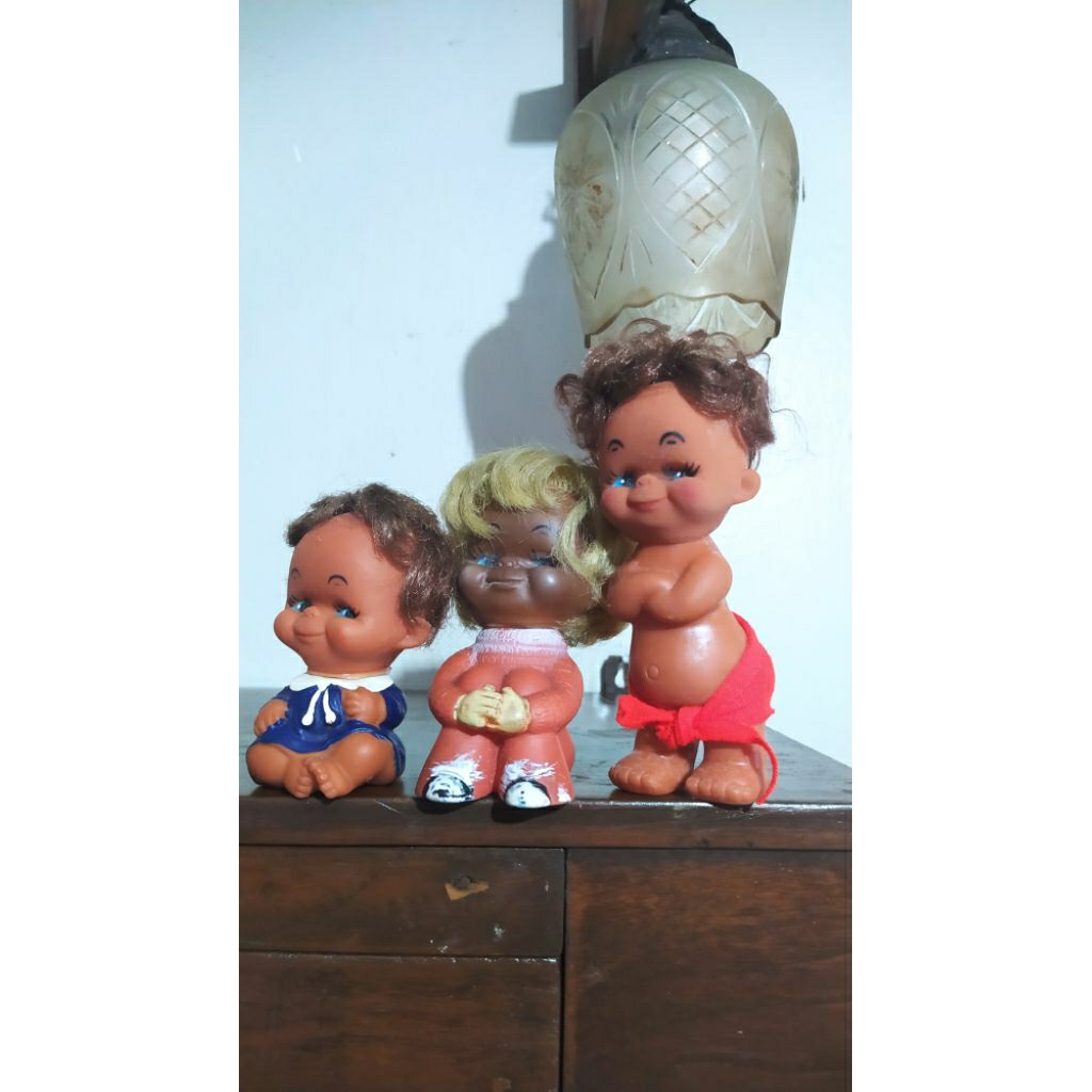 3pcs moodydoll boneka karet jadul