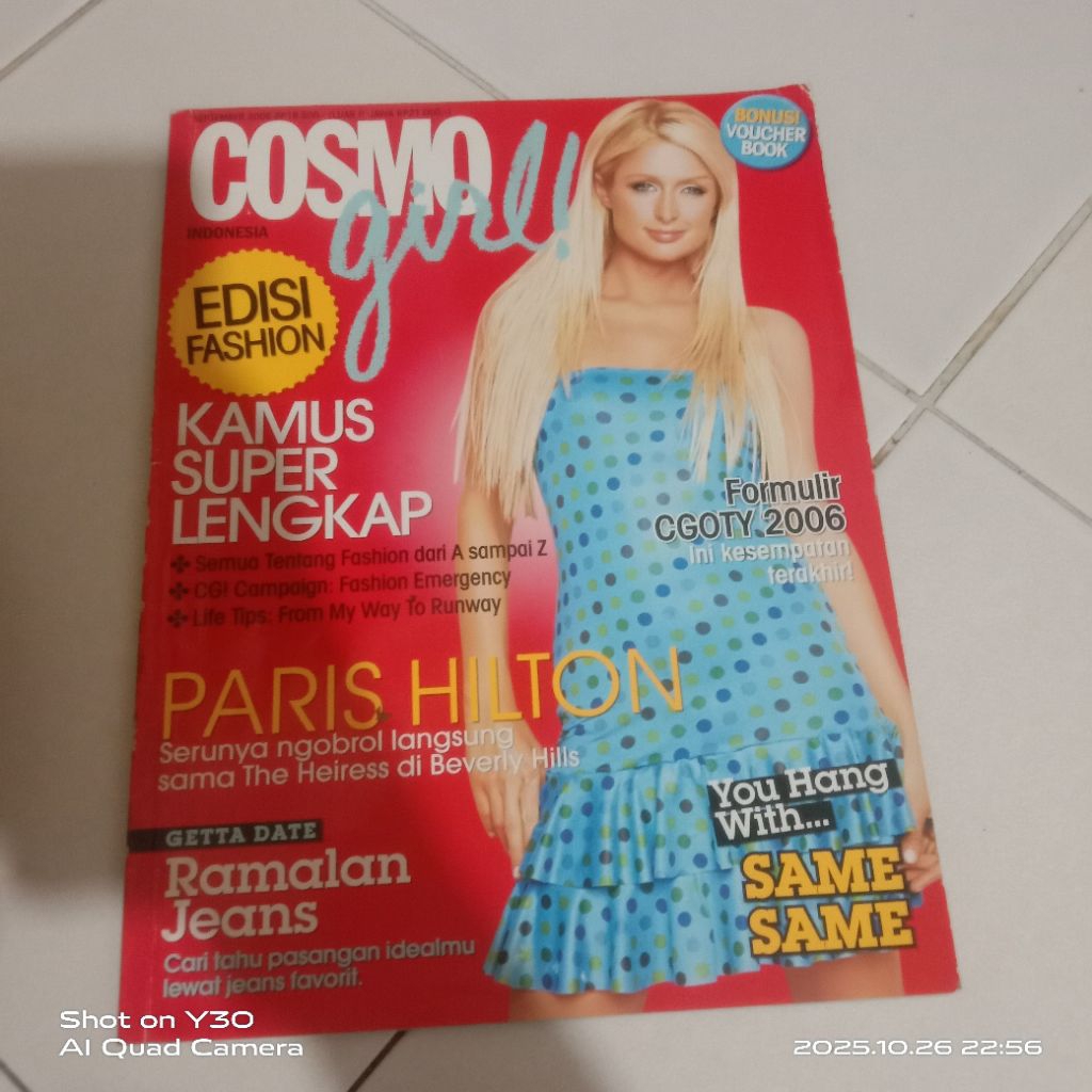 Majalah Cosmo Girl  - September 2006