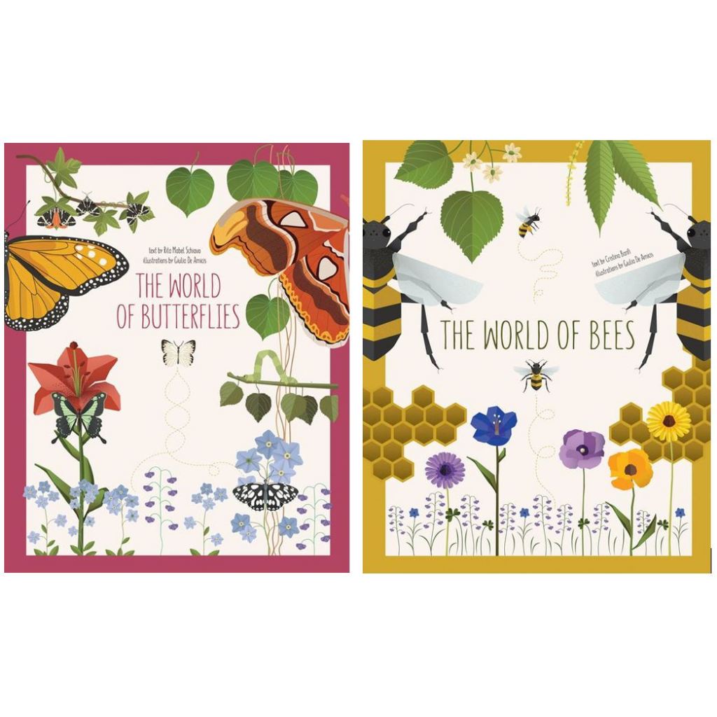 The World of Butterflies by Rita Mabel Schiavo, Giulia De Amicis / The World of Bees by Cristina Ban