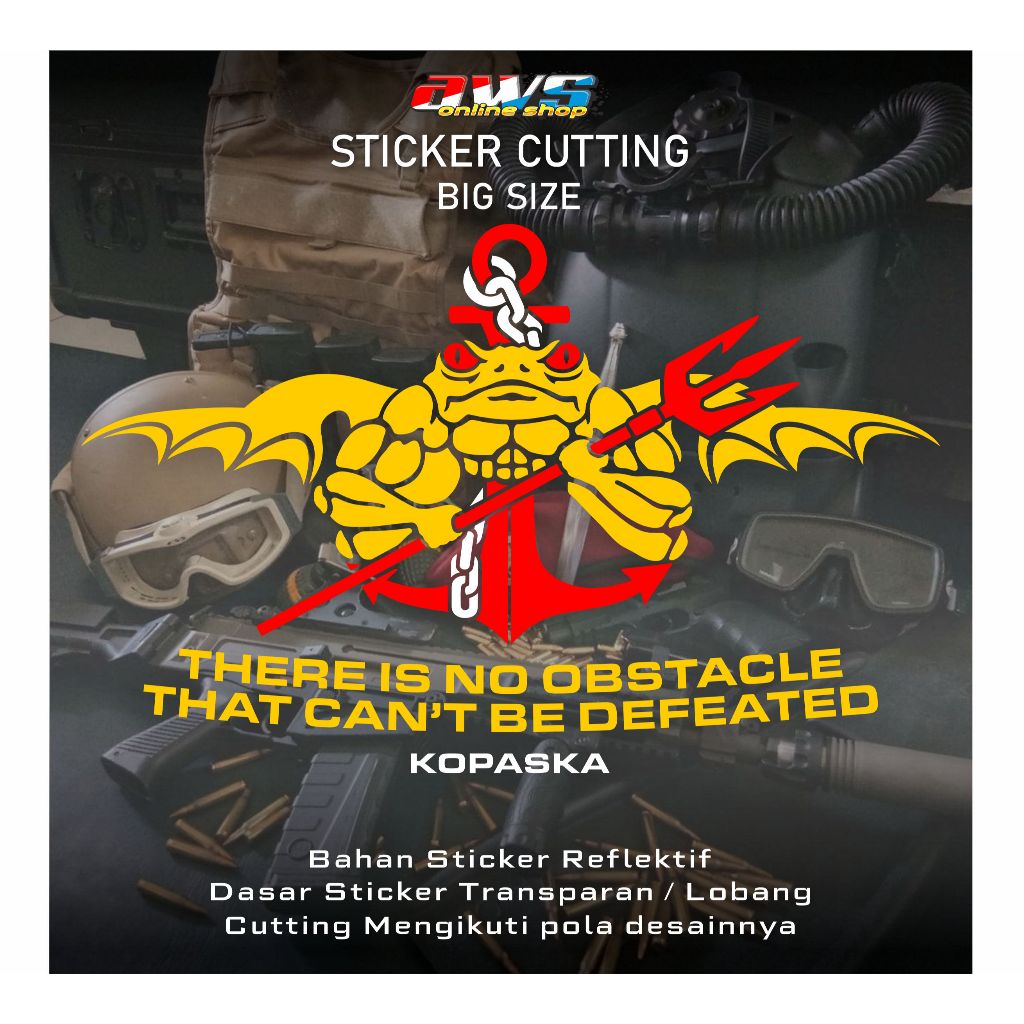 Sticker Cutting Kaca Mobil KOPASKA Big Size