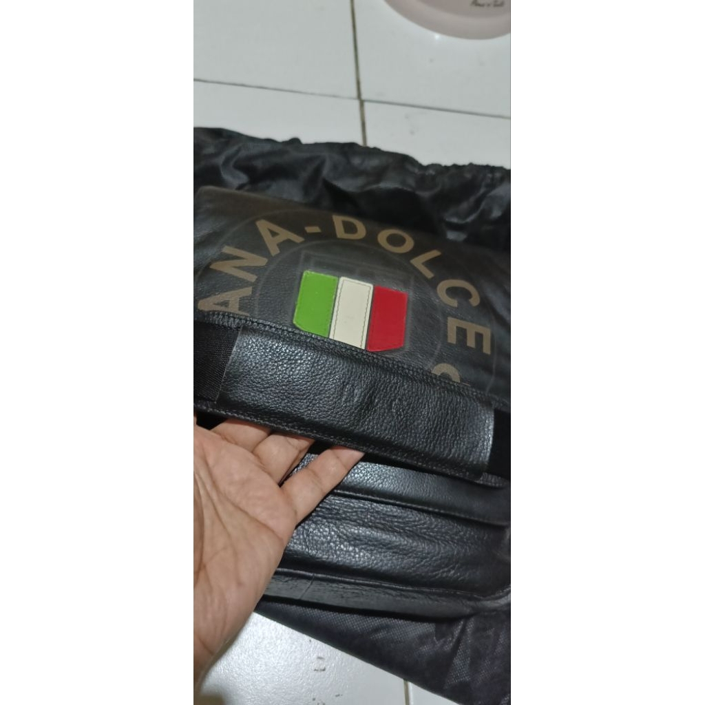 Tas sling pria bahan kulit mantul seken