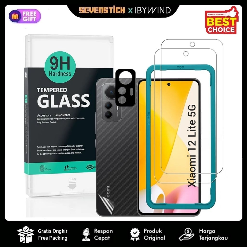 Ibywind Tempered Glass Xiaomi 12 Lite 5G Easy Install 9H