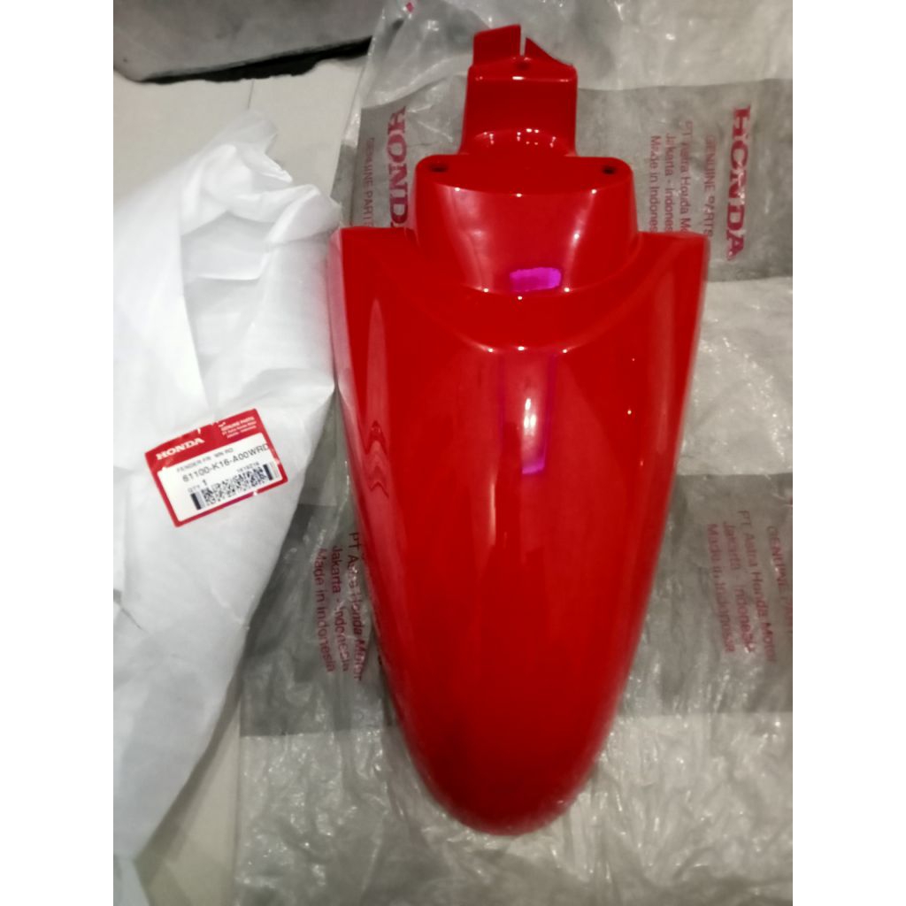Spakbor Slebor Depan Scoopy FI K16 Merah Original 61100-k16-a00wrd