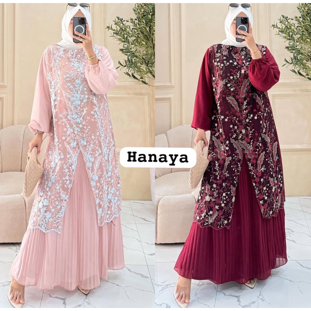 DRESS MANDINI SET OUTER BRUKAT