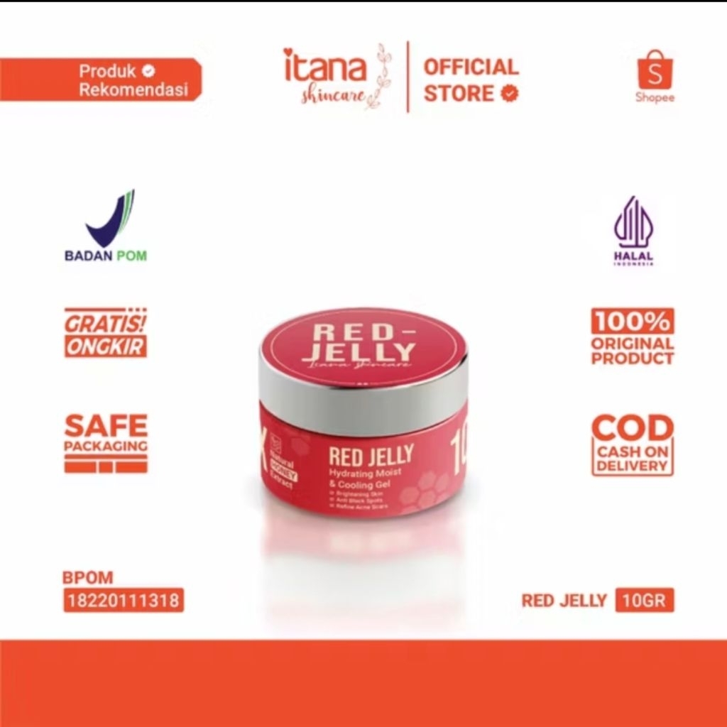 Itana Red Jelly/Red Jelly Itana Kemasan Baru