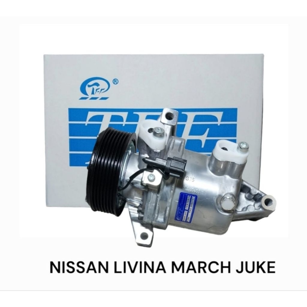 KOMPRESOR COMPRESOR COMPRESSOR NISSAN LIVINA JUKE MARCH MODEL ROTARY KOMPRESOR AC MOBIL MERK TFF