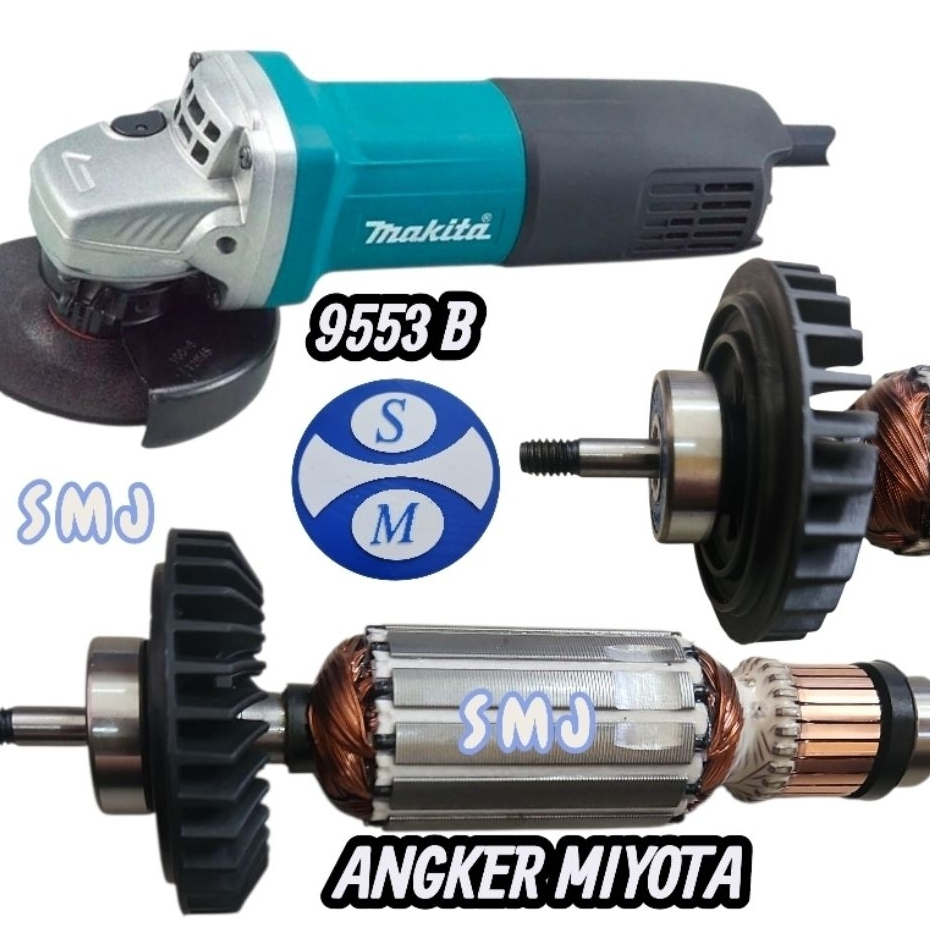 angker mesin grinda 4in 9553b angker 9553b angker canai rotor 9553b armature makita 9553b armature g