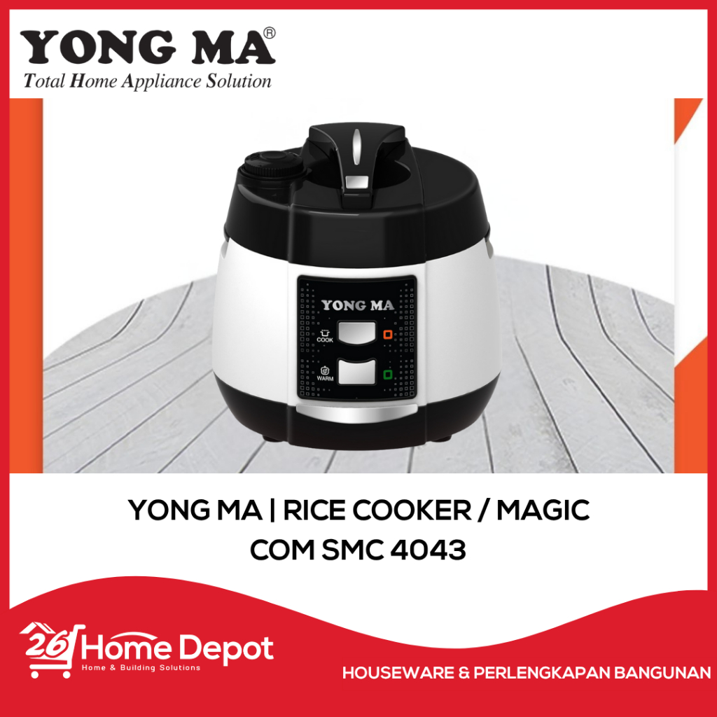 YONG MA SMC 4043 Rice Cooker / Penanak Nasi Kapasitas 2 L