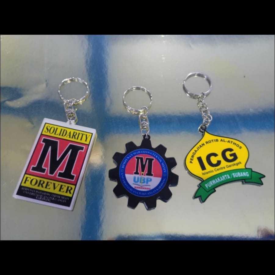 Gantungan Kunci Akrilik 2mm Custom