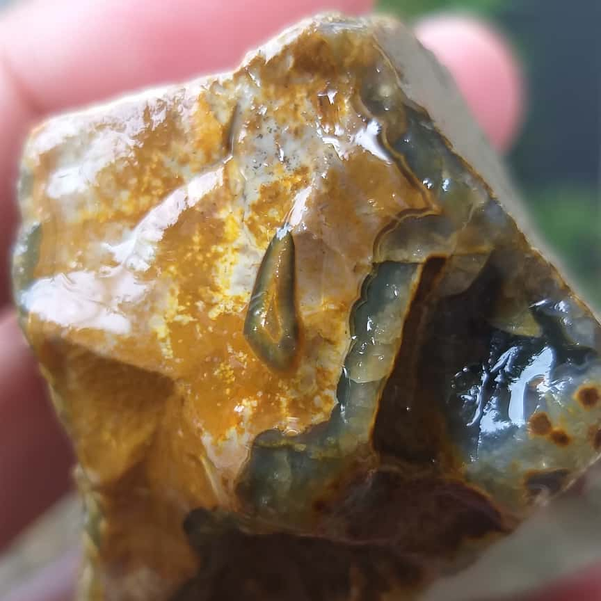 Batu Akik Sulaiman Full Pamor Combong Istimewa Bahan Asli Alam 100% Natural Unik Langka Dan Terbatas