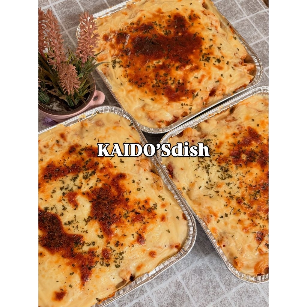 Spaghetti Brulee Macaroni Brulee