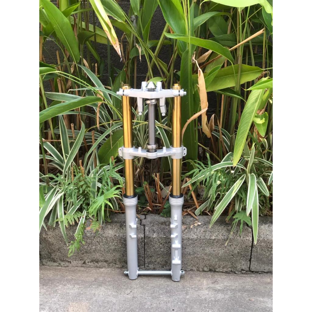 Skok Depan Ninja Shockbreaker Depan Model R RR PNP CB GL MP Tiger AS Gold/Silver Import Agras