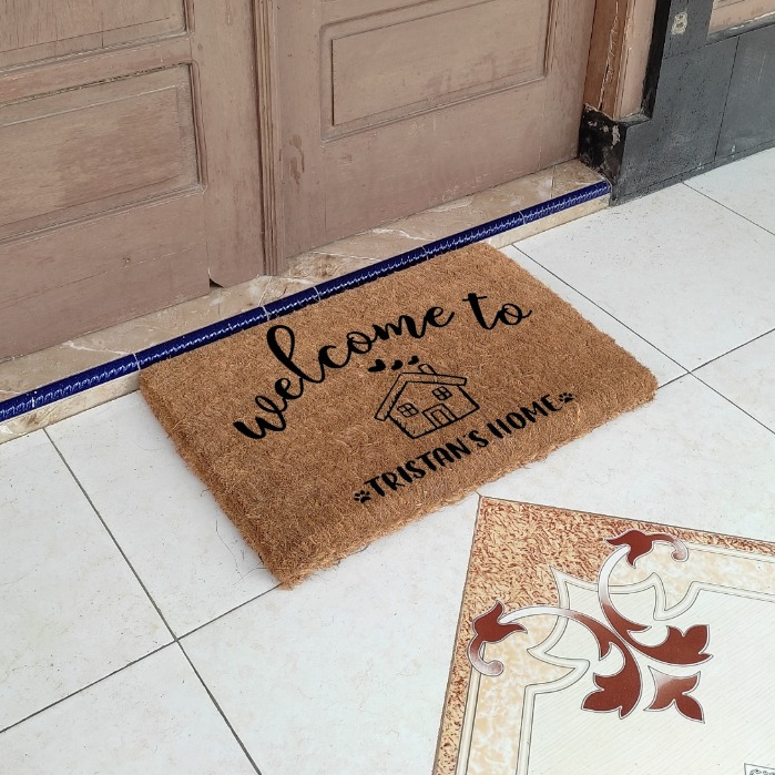 OESAKA - Custom Keset Sabut Kelapa 60x40 tebal / Keset Bebas Desain