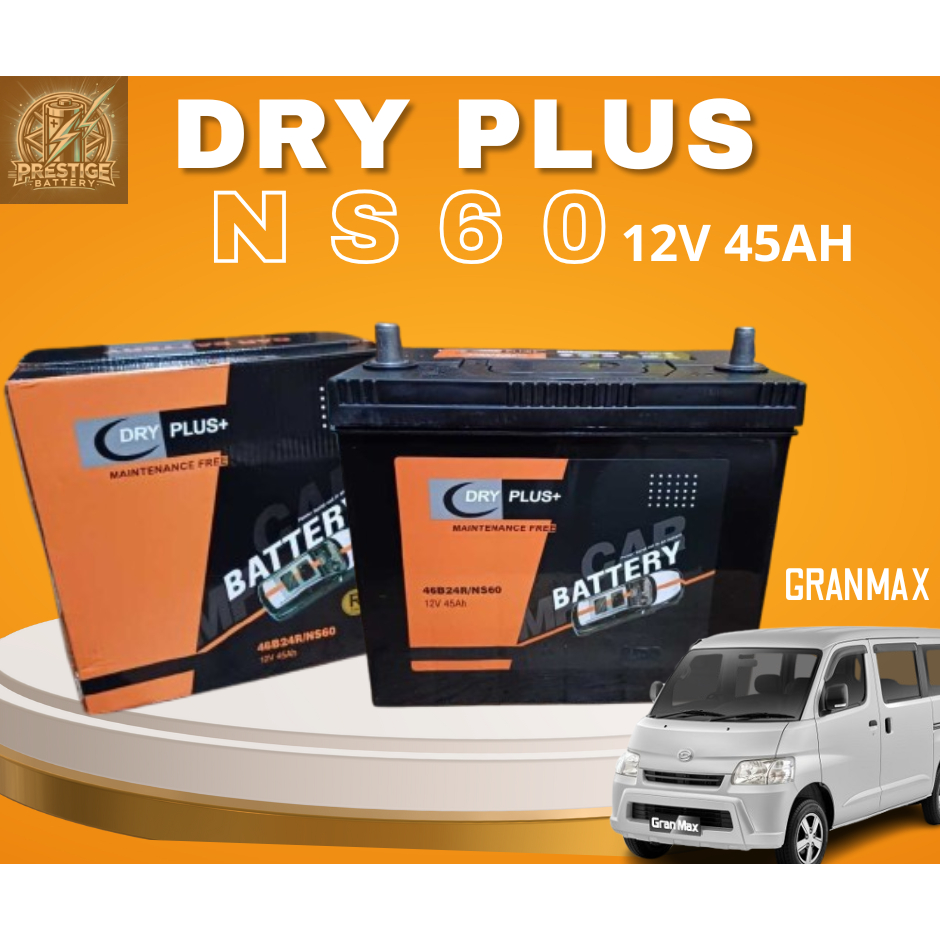 AKI DRYPLUS MOBIL AVANZA XENIA RUSH TERIOS LAMA TIPE NS60 / 46B24R 12V 45AH – AKI KERING TAHAN LAMA,