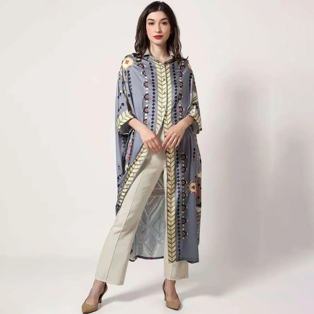 Kanzi Collection Exclusive Button Kaftan