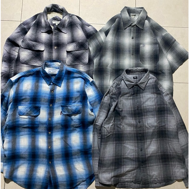 Flannel veterano Caltop outer uni usa Vtg