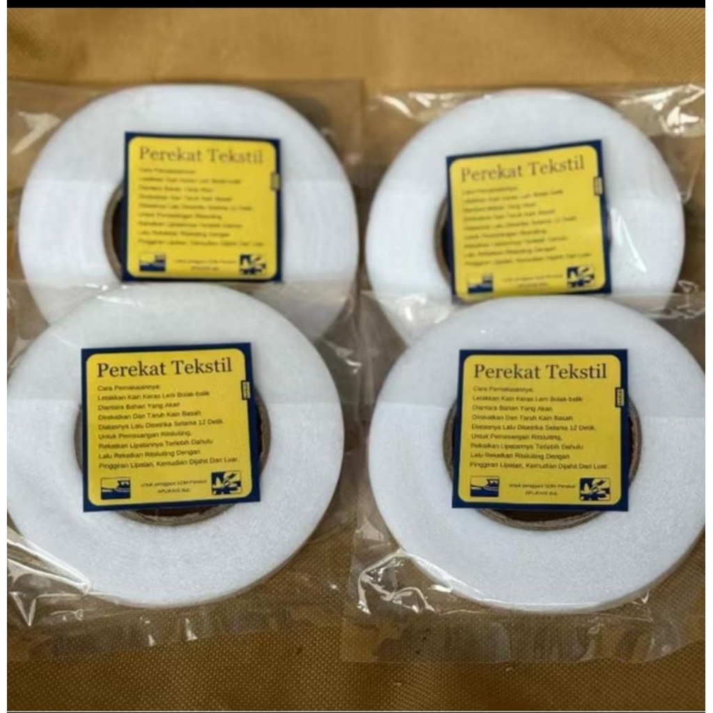 perekat textile dua sisi, lem som visofik dua sisi, lem kain bolak balik, lem som termurah 50 yard