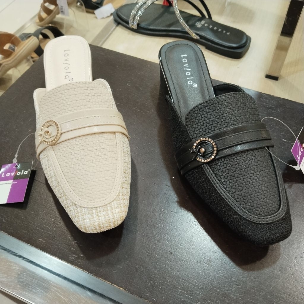 LAVIOLA‼️ sandal selop wanita tinggi 3cm comfort