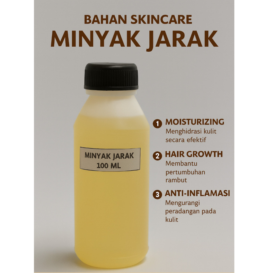 Castor Oil 100 ML / Minyak Jarak / Minyak Castor
