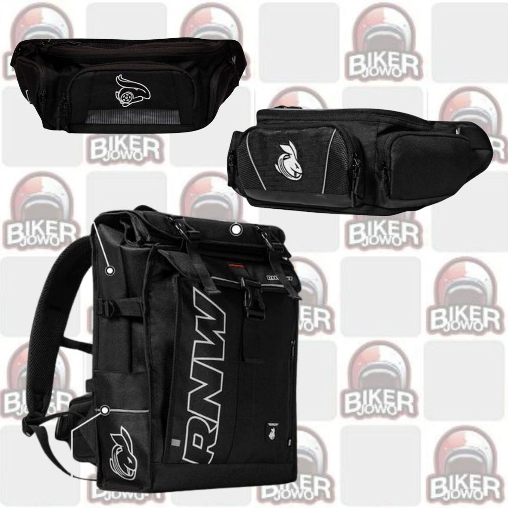 Tas Paha Hip Bag - Backpack Rabbit And Wheels Waist Bag Bikers Trend Jokowi