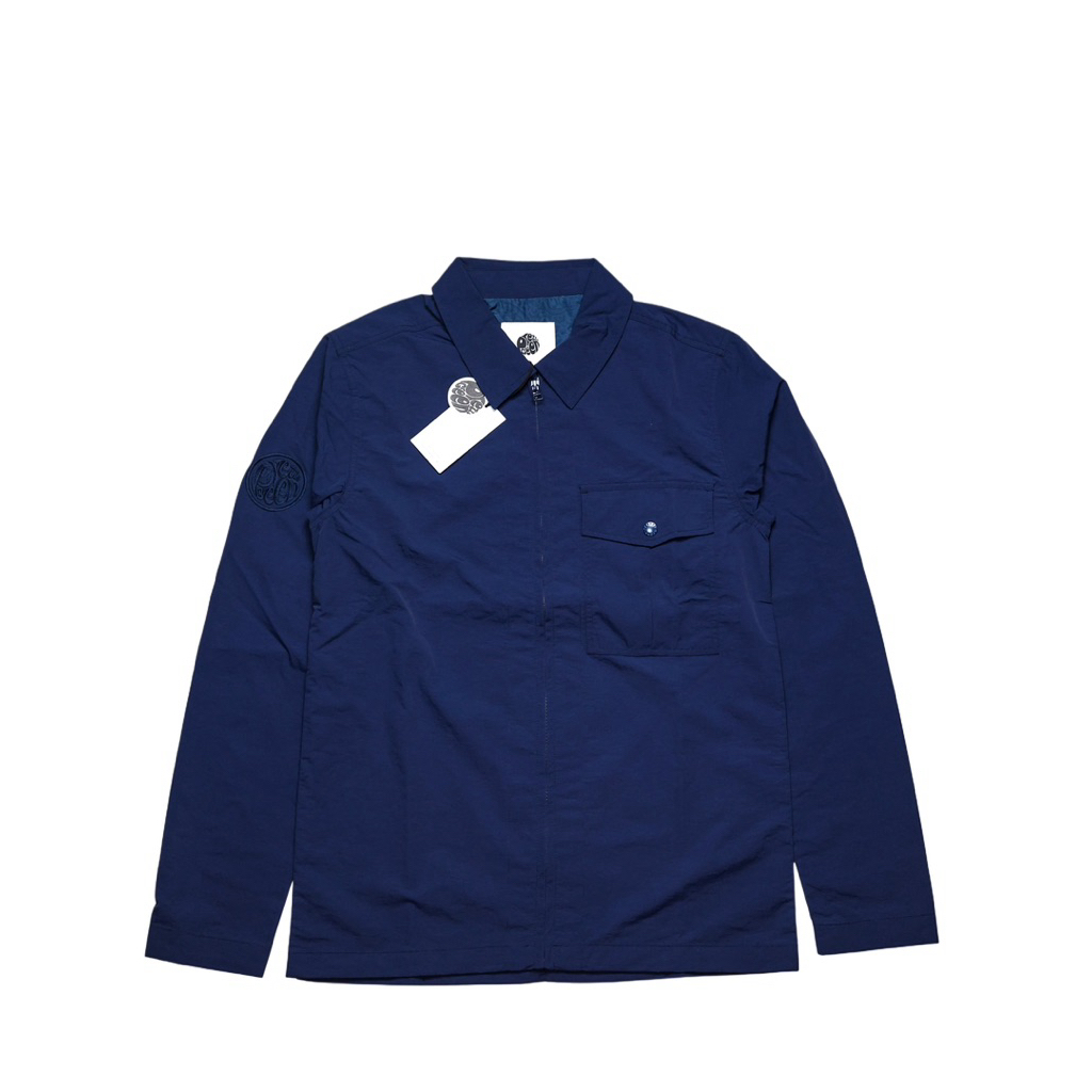 Pretty Green Ridley Overshirt navy