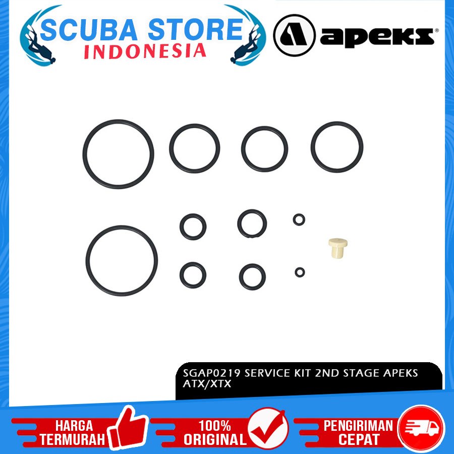 SGAP0219 Spare Part Service Kit 2nd Stage Apeks ATX/XTX Sparepart Regulator Selam Scuba Diving Dive