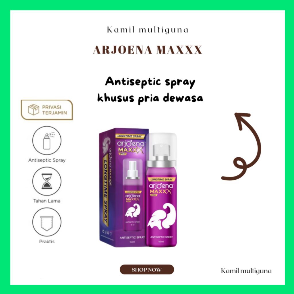 ( privasi aman ) arjoena maxxx - spray penunjang performa magic spray super power