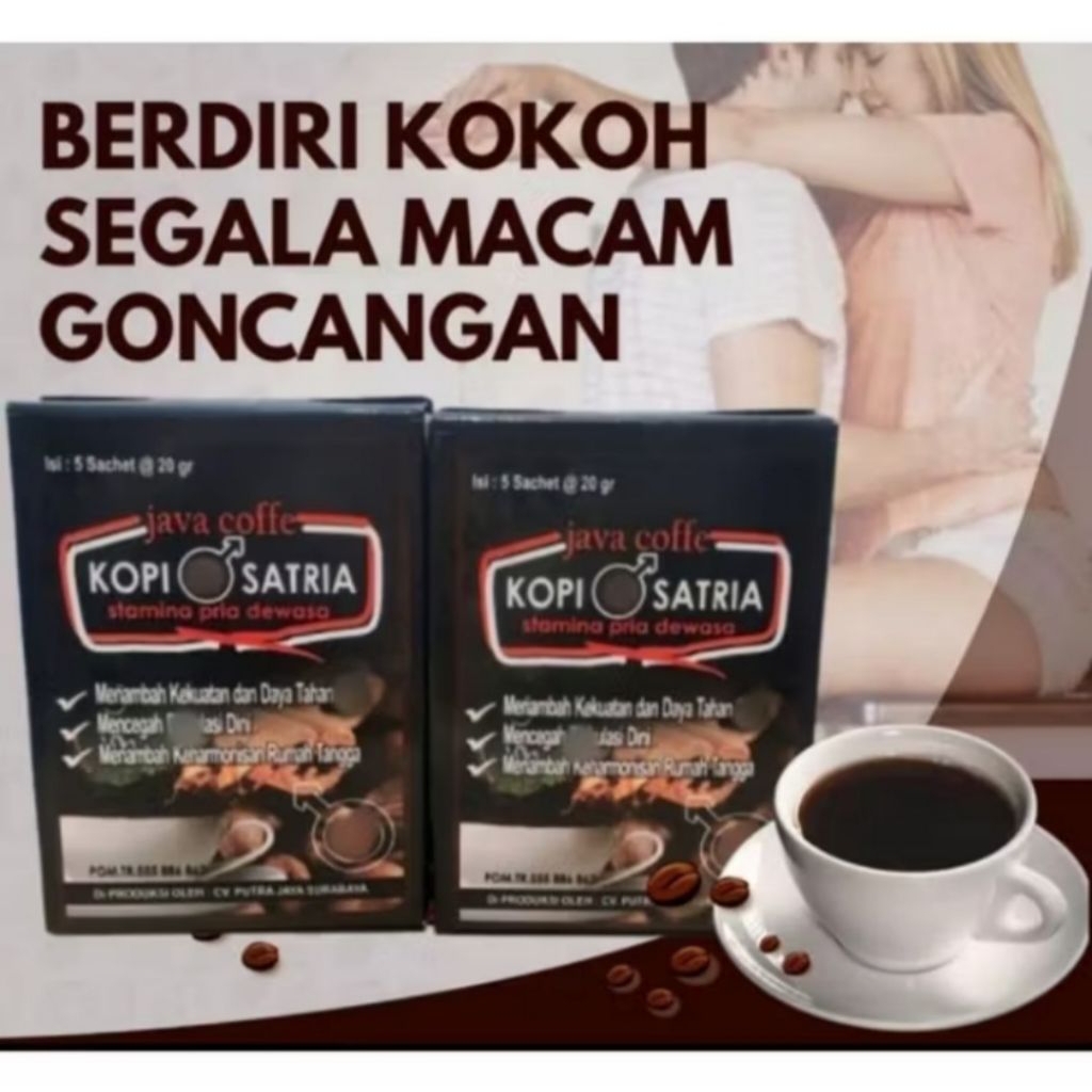Kopi Satria Stamina Pria 100% ORIGINAL / 1BOX ISI 5 sachet