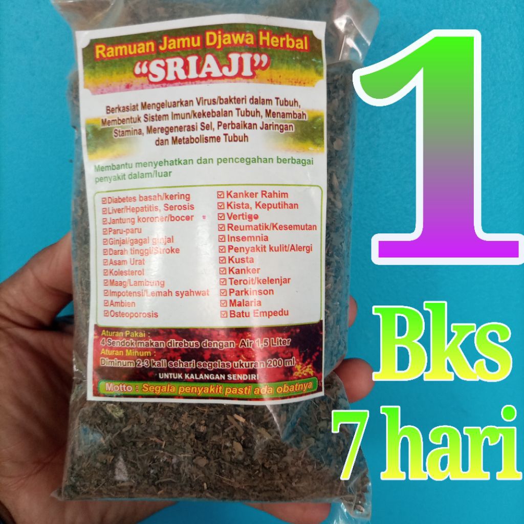 Herbalsriaji Herbal Sriaji Teh Sriaji Teh Herbal Sriaji untuk Kolesterol Diabetes Asam Urat meningka