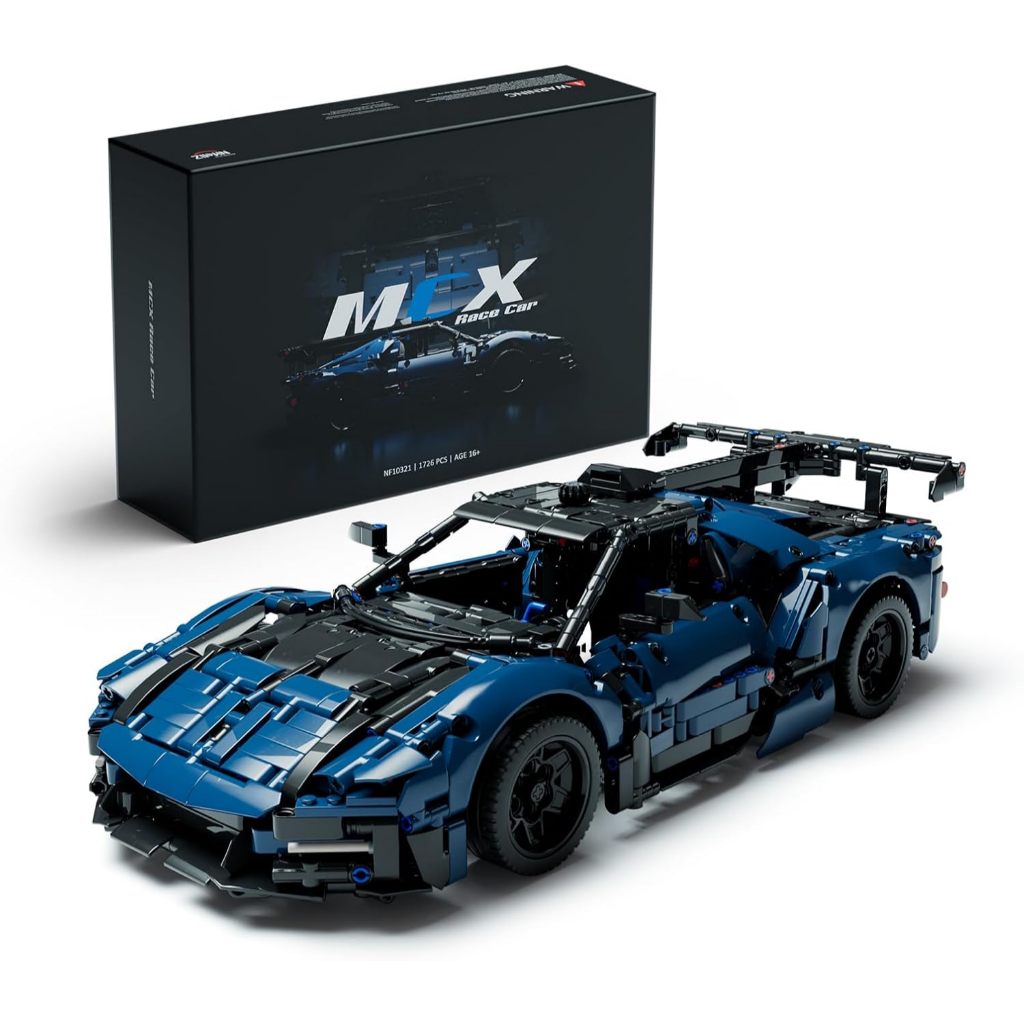 Nifeliz Mcx Race Car Building Set For Adults, Collectible 1/12 Scale Sports Car Model Toy