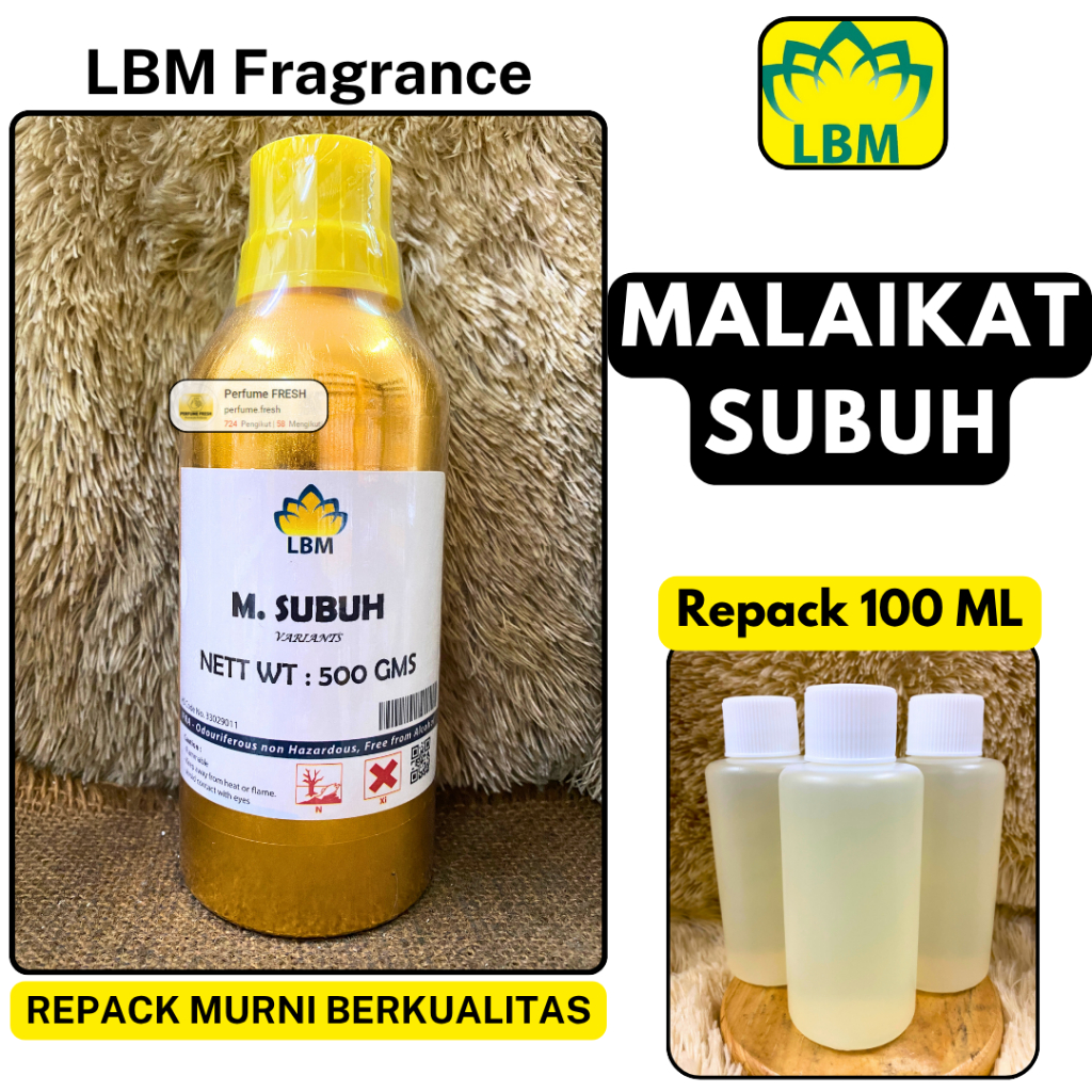 Bibit Parfum MALAIKAT SUBUH Repack 100 ML MURNI LBM Fragrance