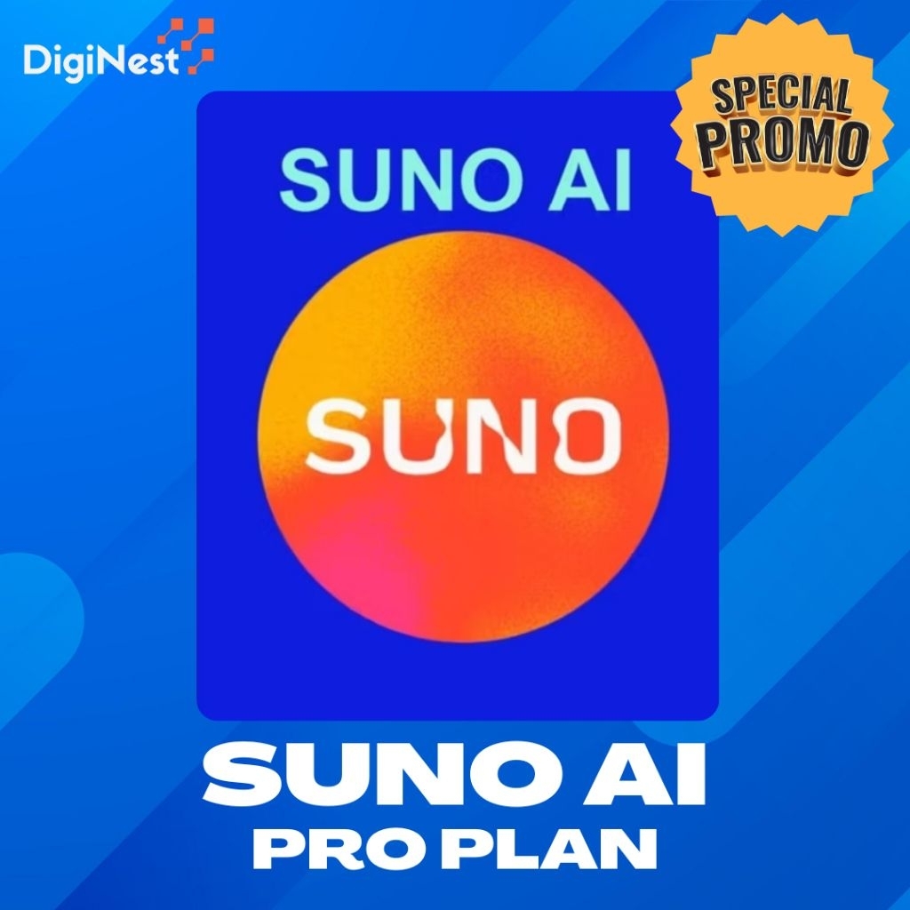 DigiNest ID | SUNO Ai Pro Plan Private Untuk Membuat Lagu/Instrumental