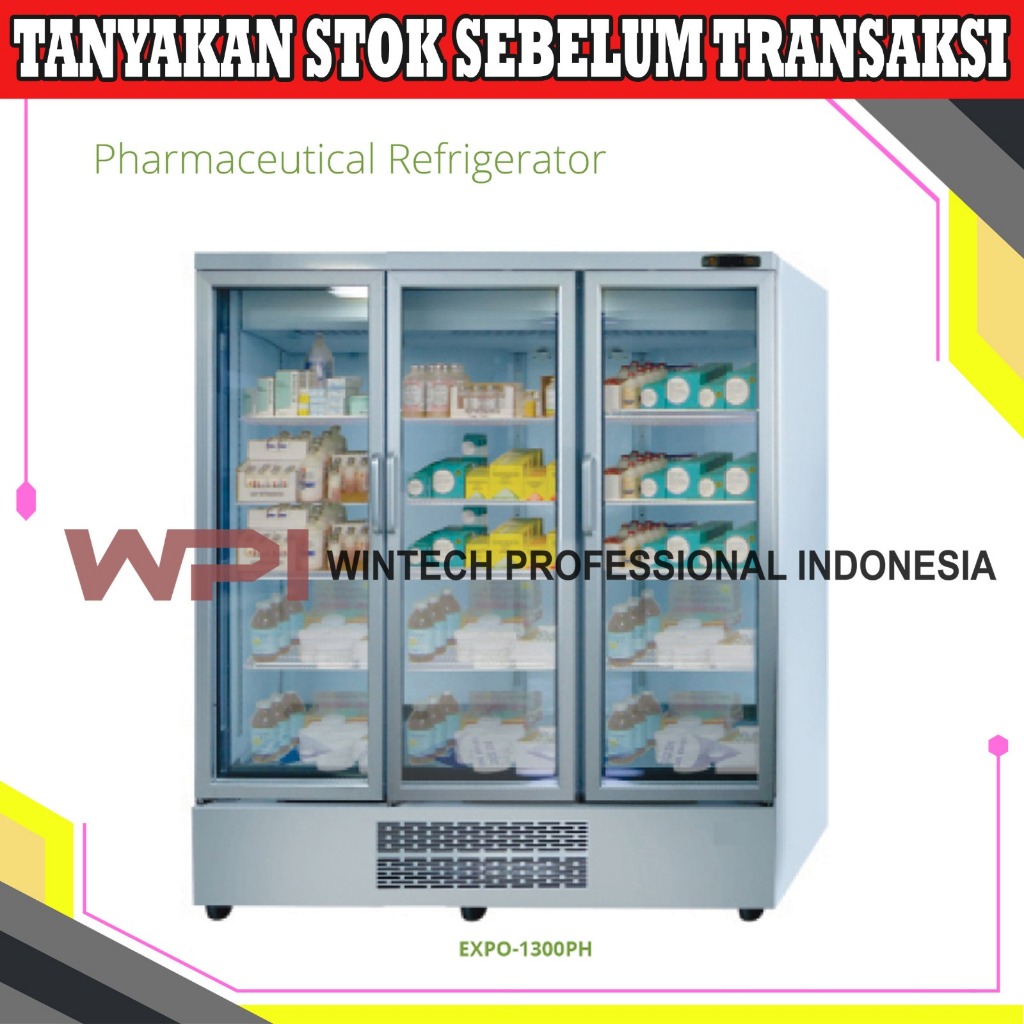 Gea EXPO-1300PH Pharmaceutical Refrigerator - Kulkas Obat - Penyimpanan Obat - Kulkas Farmasi