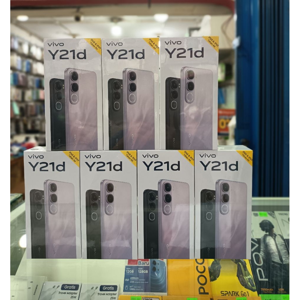 VIVO Y21D RAM 8/128 GB GARANSI RESMI