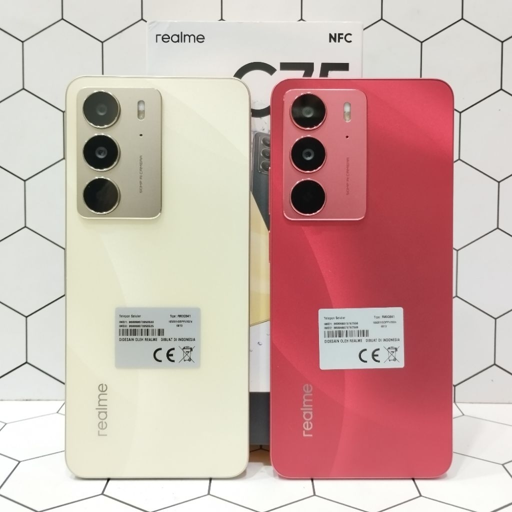 REALME C75 NFC 8/256GB 8/128GB HP SECOND BEKAS FULLSET