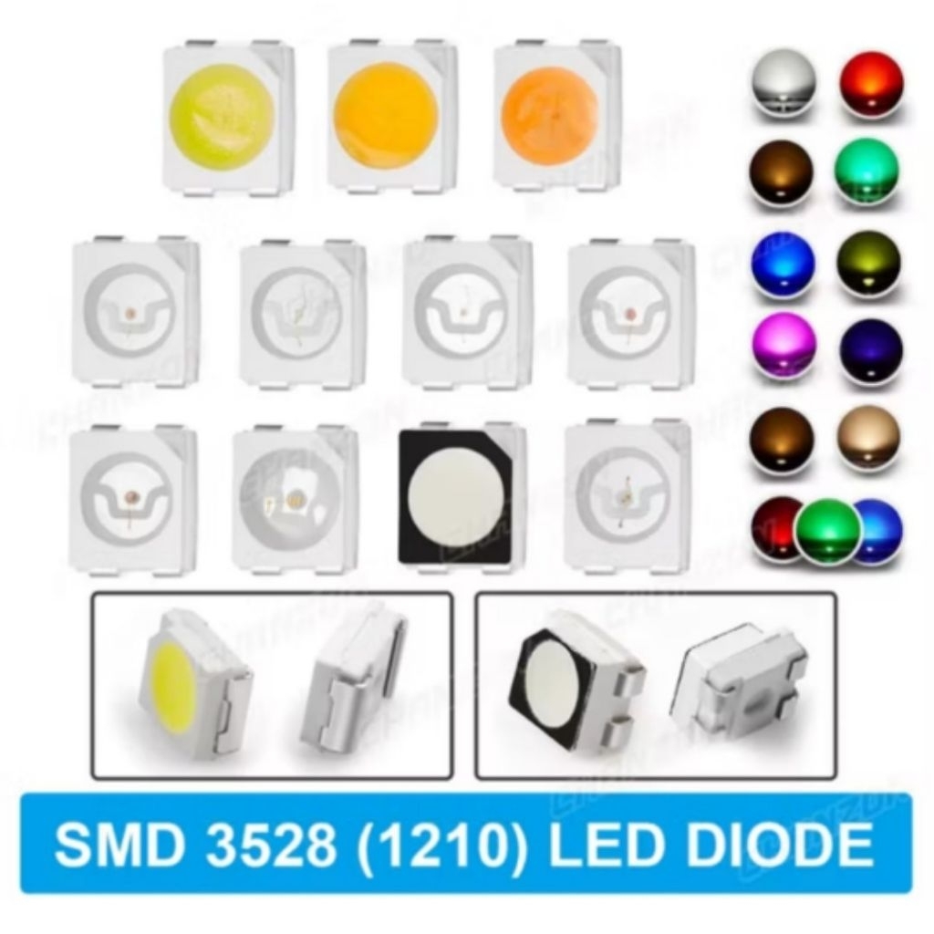Lampu LED SMD 3528 1210 Ultra Bright Chip Untuk Speedometer Motor, Mobil