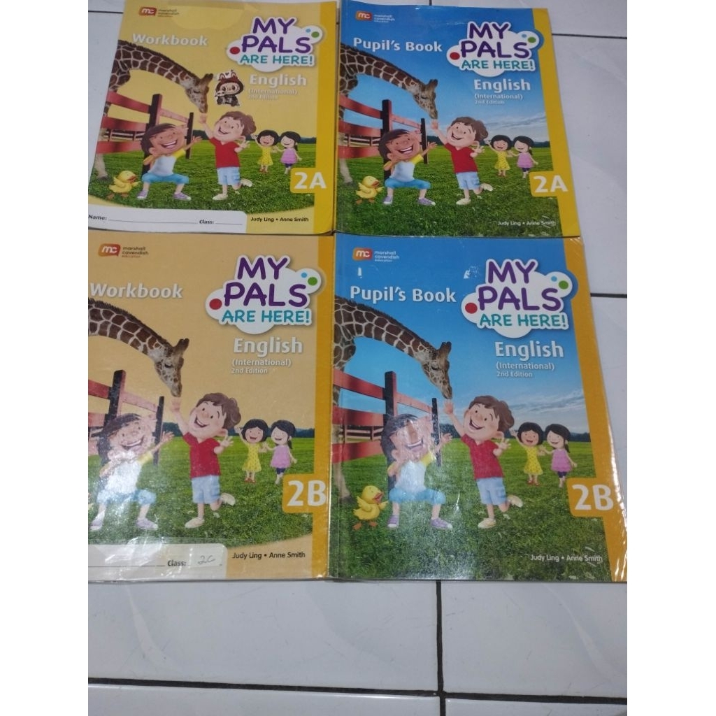My Pals English TEXTBOOK dan WORKBOOK kelas 1, 2, 3 dan 4 A dan B