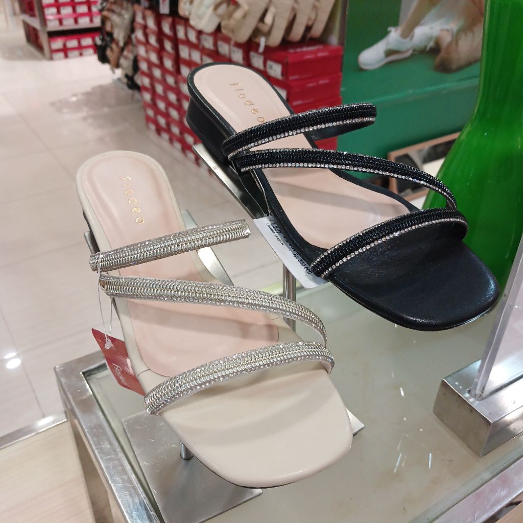 sandal wanita heels 2cm FLADEO ori dari matahari