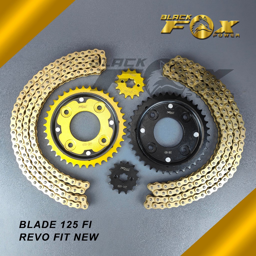 GEAR GIR SET  GIR PAKET SUPRA X 125 HELM IN 14T 36T/38T 428H 108L/110L