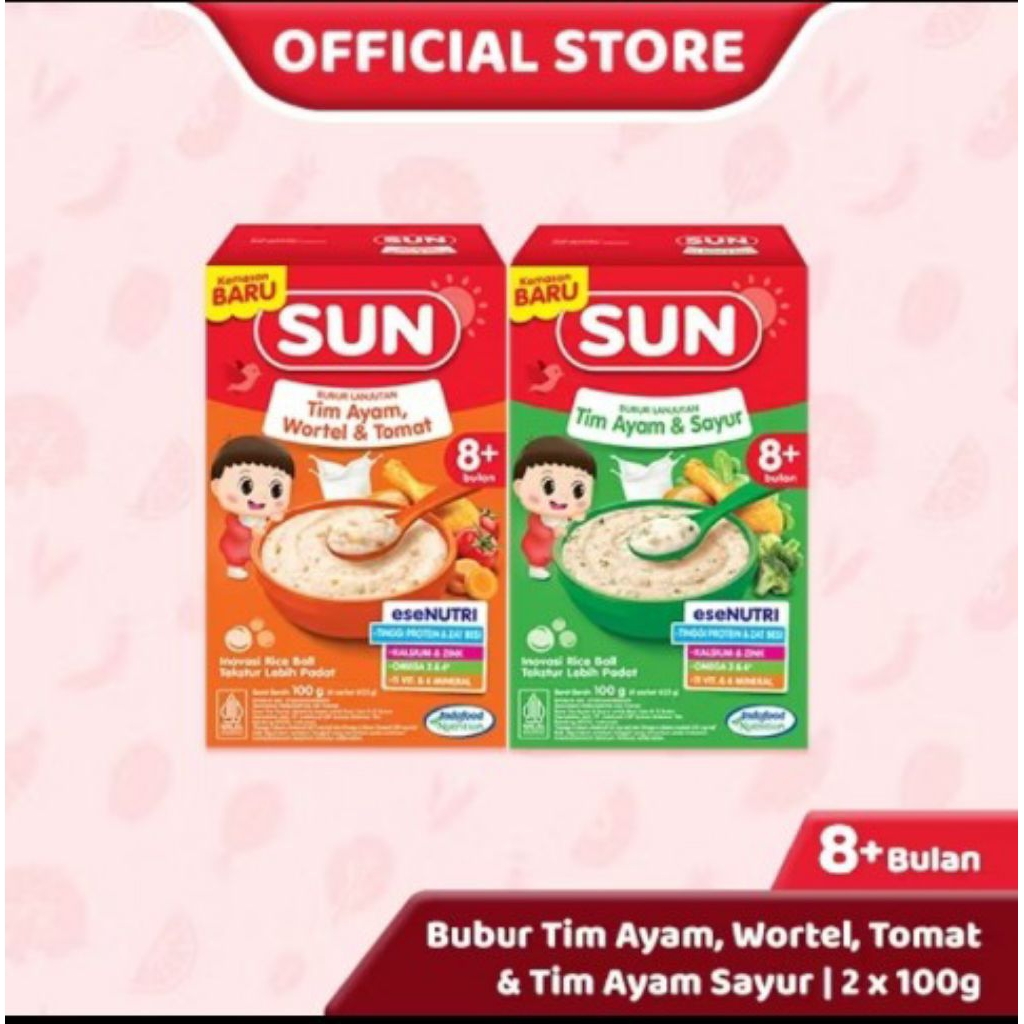 Sun bubur tim instan 8+