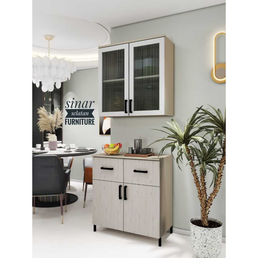 LEMARI DAPUR/KITCHEN SET 2PINTU FULL BESI