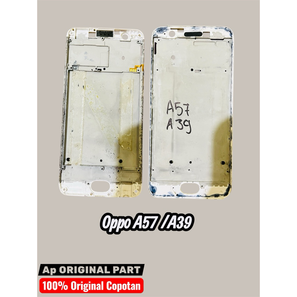 Frame/tulang/dudukan LCD Oppo A57/A39 Original Copotan